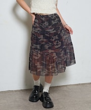 【WHO'S WHO gallery】メッシュミドルスカート