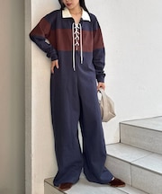 【CIAOPANIC TYPY】レースアップラガーオールインワン