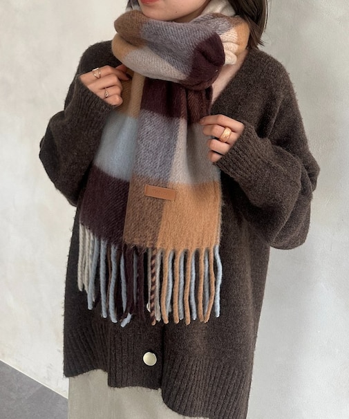 フリンジボリュームマフラー