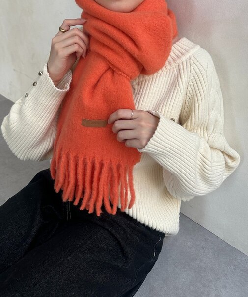 フリンジボリュームマフラー