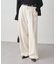【Loungedress】ストレートタックパンツ