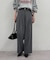 【Loungedress】ストレートタックパンツ