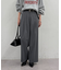 【Loungedress】ストレートタックパンツ