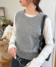 【Discoat】ニットベスト