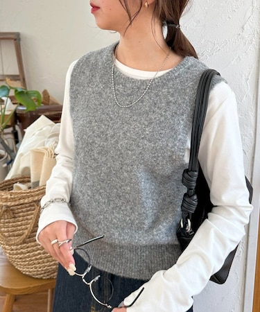 【Discoat】ニットベスト