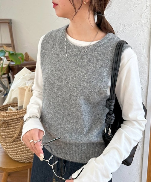 【Discoat】ニットベスト