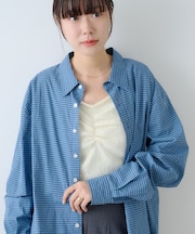 【Kastane】ショートレングスチェックシャツ