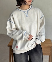 カラーネップ裏起毛スウェット