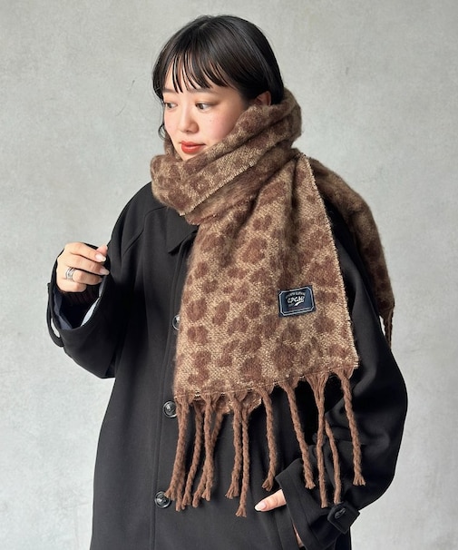 アソート柄バルキーマフラー