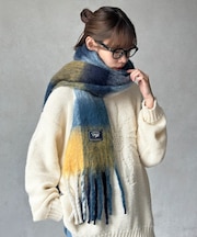 アソート柄バルキーマフラー