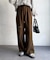合皮ベルト付きパンツ