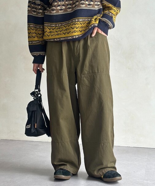 ダックダブルニーパンツ