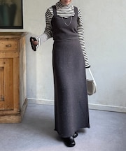 ラメニットビスチェ×スカートSETUP