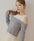 【Chico】ニットオフショルドッキングニット