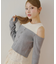 【Chico】ニットオフショルドッキングニット