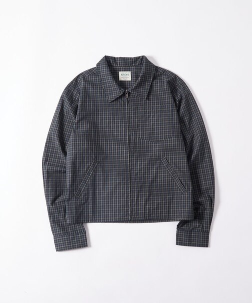 【WHO'S WHO gallery】KOOKYNチェックジップシャツ