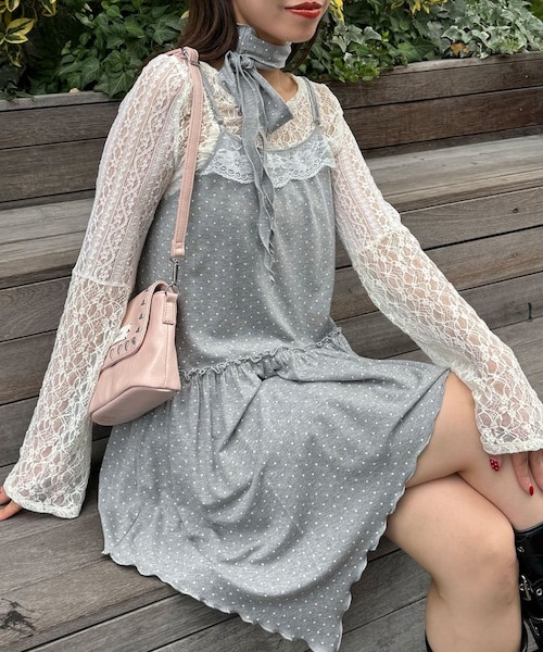 Kastane】frill gather all-in-one｜パルグループアウトレットの