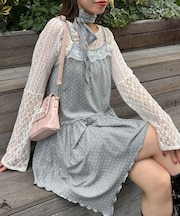 【Ciaopanic】チョーカーSETドットアシメチュニックキャミワンピ