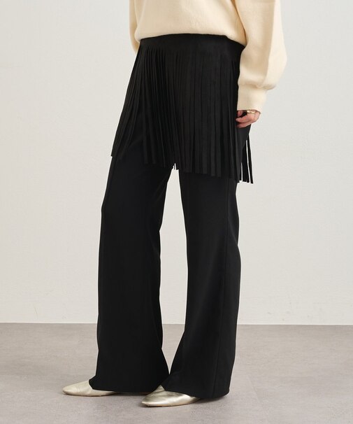 【SHENERY】センターステッチフレアパンツ