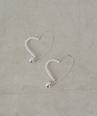 【Chico】ハートフープピアス