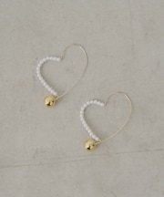 【Chico】ハートフープピアス