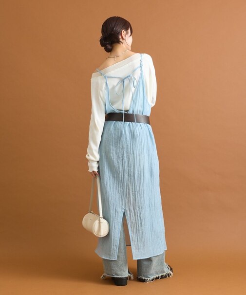 【mystic】シアーキャミワンピース