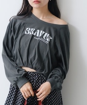 【Kastane】シャーリングロゴTEE