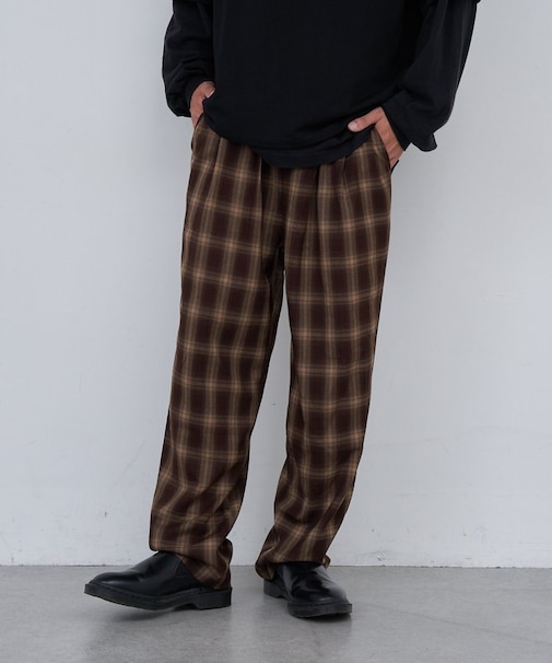 【Kastane】BM チェックイージーパンツ