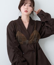 【Kastane】チュールデニムビスチェ