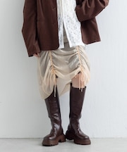 【Kastane】シアーシャーリングスカート