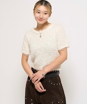 【WHO'S WHO gallery】シャギーニットトップス