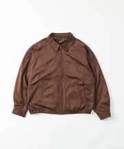 【WHO'S WHO gallery】フェイクスウェードBIGブルゾン