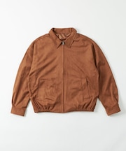 【WHO'S WHO gallery】フェイクスウェードBIGブルゾン