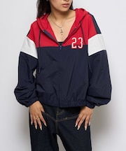 【WHO'S WHO gallery】ナンバリングナイロンパーカー