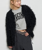 【WHO'S WHO gallery】チュールフリンジカーデ