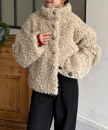 プードルファーミドルジャケット