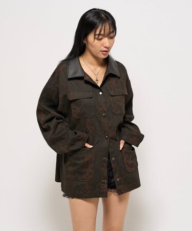 【WHO'S WHO gallery】レオパードカバーオール