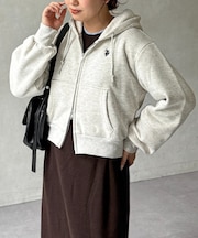 【U.S. POLO ASSN.】裏起毛短丈パーカー