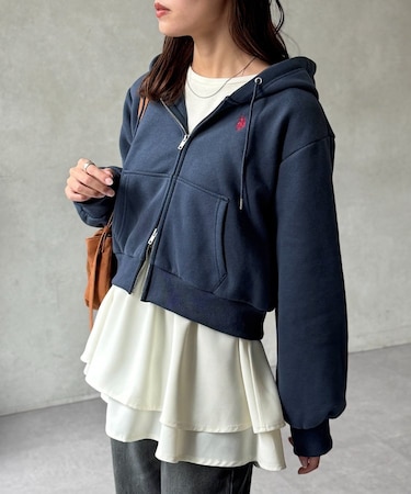 【U.S. POLO ASSN.】裏起毛短丈パーカー