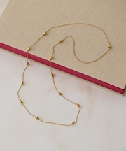 【ear PAPILLONNER】ボールスペースロングネックレス