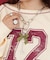 【Ciaopanic】me＋meリボンキーチェーンネックレス
