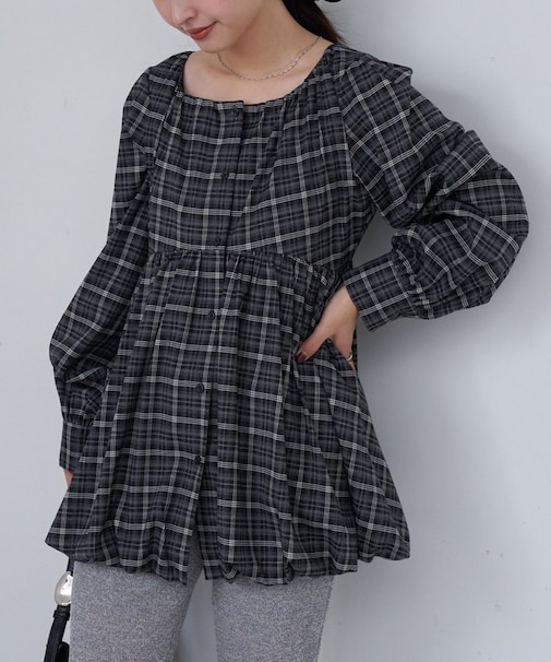 【Kastane】B スクエアバルーンチュニック