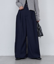 【Kastane】B パイピングハイウエストパンツ