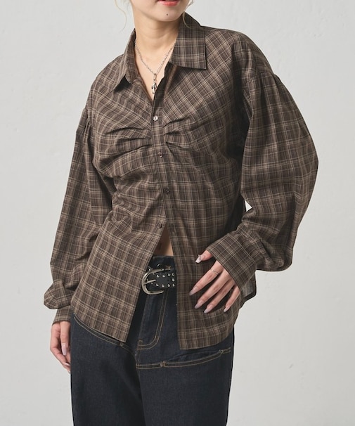 【WHO'S WHO gallery】パフスリーブダーツシャツ