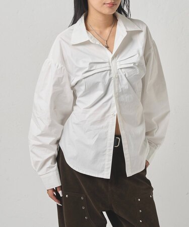 【WHO'S WHO gallery】パフスリーブダーツシャツ