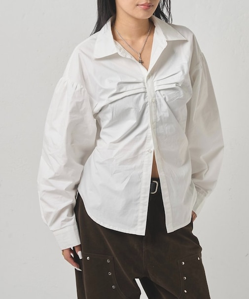 【WHO'S WHO gallery】パフスリーブダーツシャツ
