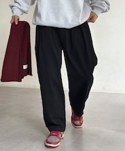 ピグメントツイルワイドタックパンツ
