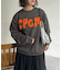 CPCMロゴ刺繍裏毛プルオーバー