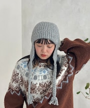 ニットフライトキャップ