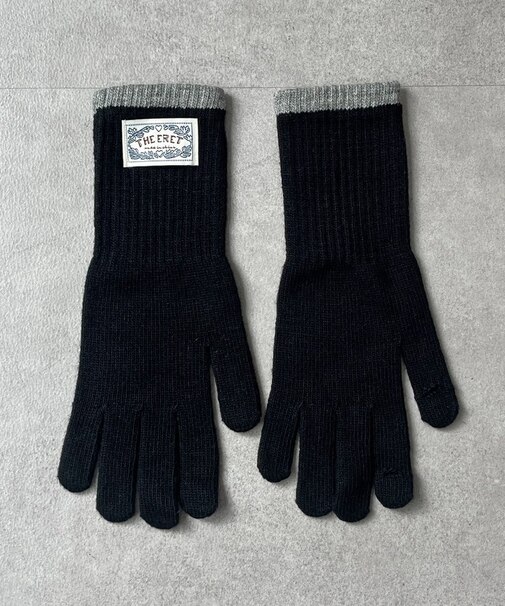 配色ライン手袋